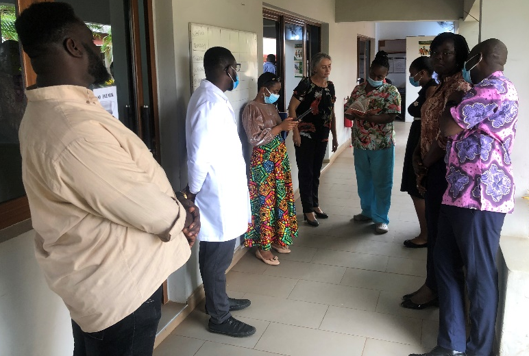 USAID PAYS A SIMS VISIT TO WAAF’S CLINIC